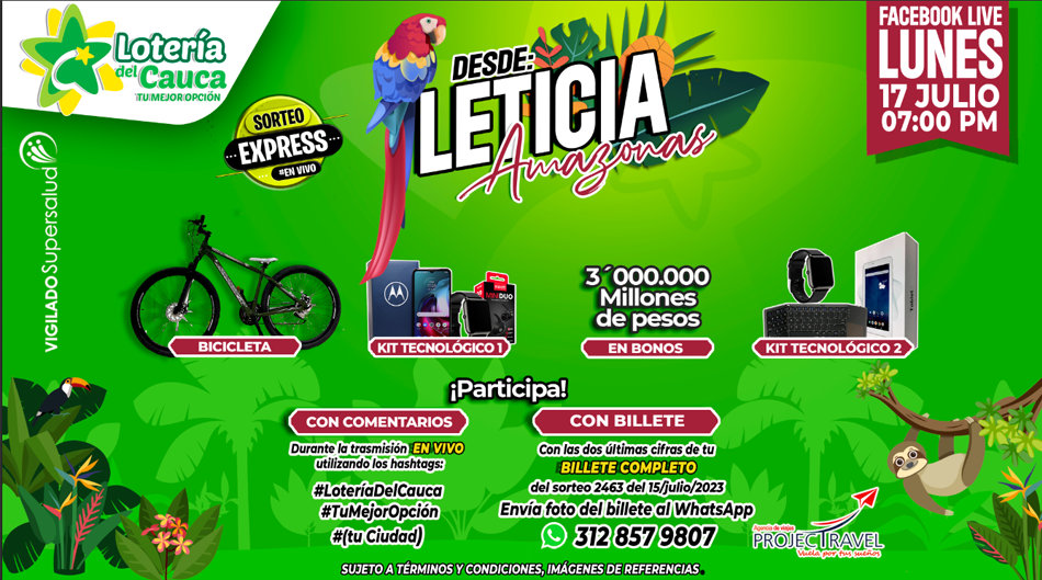 Sorteo Express Leticia